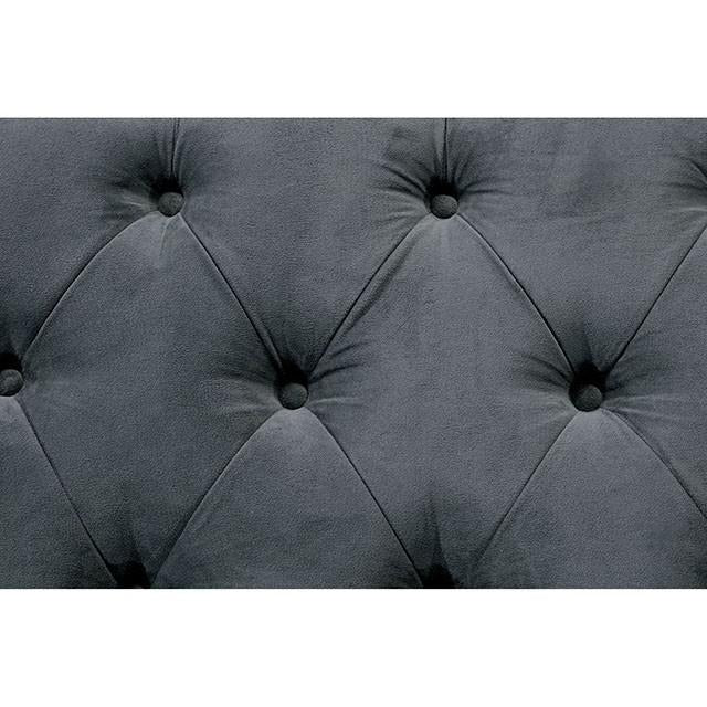 Azha Silver/Gray Bench - Visions in Furniture (La Mirada, CA)