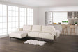 Baerum Sectional, Left & Right Chaise Beige & Gray - Visions in Furniture (La Mirada, CA)