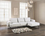Baerum Sectional, Left & Right Chaise Beige & Gray - Visions in Furniture (La Mirada, CA)