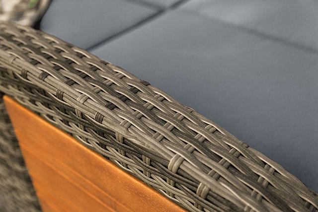Bahia Tobago Reclining Chaise Lounge Brown & Gray - Visions in Furniture (La Mirada, CA)