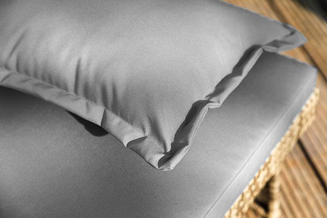 Bahia Tobago Reclining Chaise Lounge Brown & Gray - Visions in Furniture (La Mirada, CA)