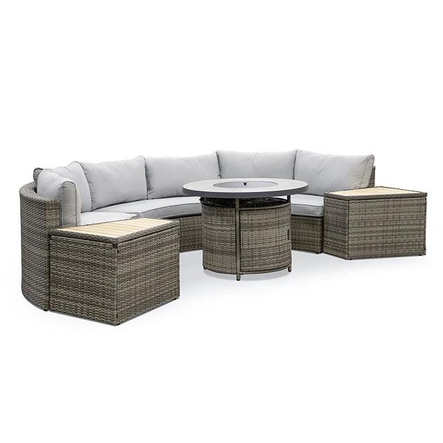 Barbuda Fire Pit Table - Visions in Furniture (La Mirada, CA)