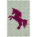 BARON 5' X 8', Area Rug, Horse, Sage Green/Fuchsia - Visions in Furniture (La Mirada, CA)