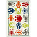 BARON 5' X 8', Area Rug, Robots, Multi/Ivory - Visions in Furniture (La Mirada, CA)