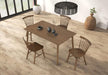 Beale Dining Table Walnut & Black - Visions in Furniture (La Mirada, CA)