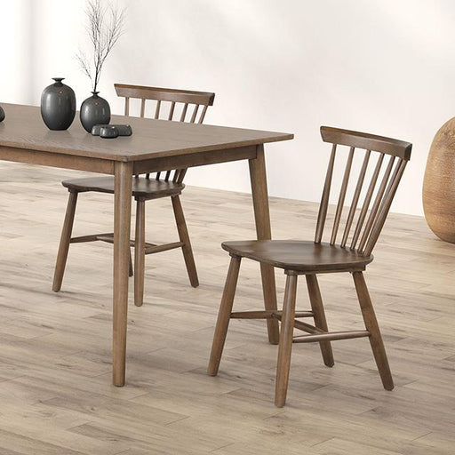 Beale Dining Table Walnut & Black - Visions in Furniture (La Mirada, CA)