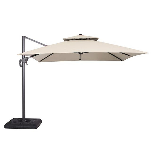 Hero 10 Ft Square Umbrella w/ Double Top + 37" Large Base - Visions in Furniture (La Mirada, CA)