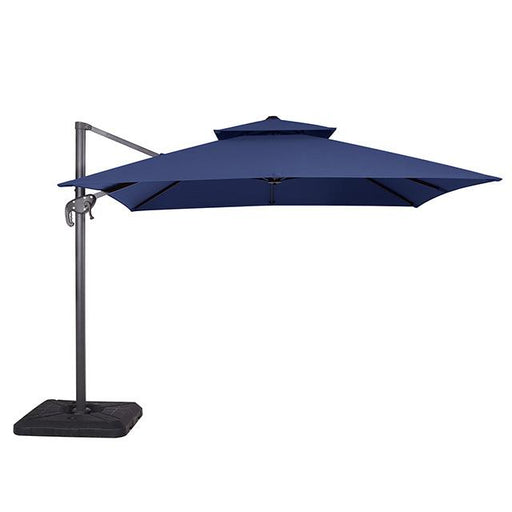 Hero 10 Ft Square Umbrella w/ Double Top + 37" Large Base - Visions in Furniture (La Mirada, CA)