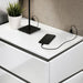 BIRSFELDEN Night Stand w/ USB, White - Visions in Furniture (La Mirada, CA)