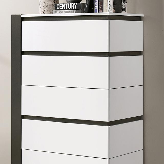 BIRSFELDEN Chest, White - Visions in Furniture (La Mirada, CA)