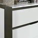 BIRSFELDEN Cal.King, E.King, & Queen Bed w/ Drawers, White - Visions in Furniture (La Mirada, CA)