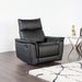 Bienne Recliner Chair White & Black - Visions in Furniture (La Mirada, CA)