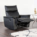 Bienne Recliner Chair White & Black - Visions in Furniture (La Mirada, CA)