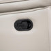 Bienne Loveseat Manual Recliner White & Black - Visions in Furniture (La Mirada, CA)