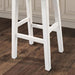 Biasca 29" Stool (2/CTN) White, Brown, & Black - Visions in Furniture (La Mirada, CA)