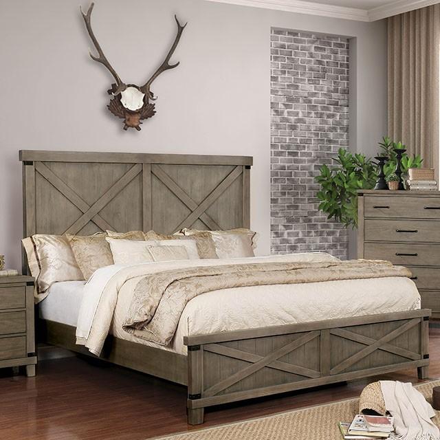 Bianca Bed Brown & Gray - Visions in Furniture (La Mirada, CA)