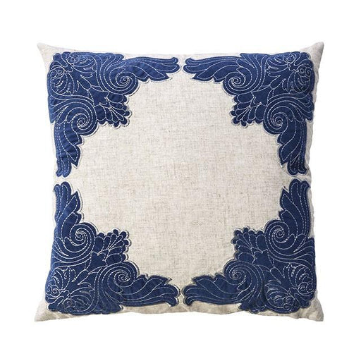 Beth Natural/Indigo 20" X 20" Pillow, Natural & Indigo (2/CTN) - Visions in Furniture (La Mirada, CA)