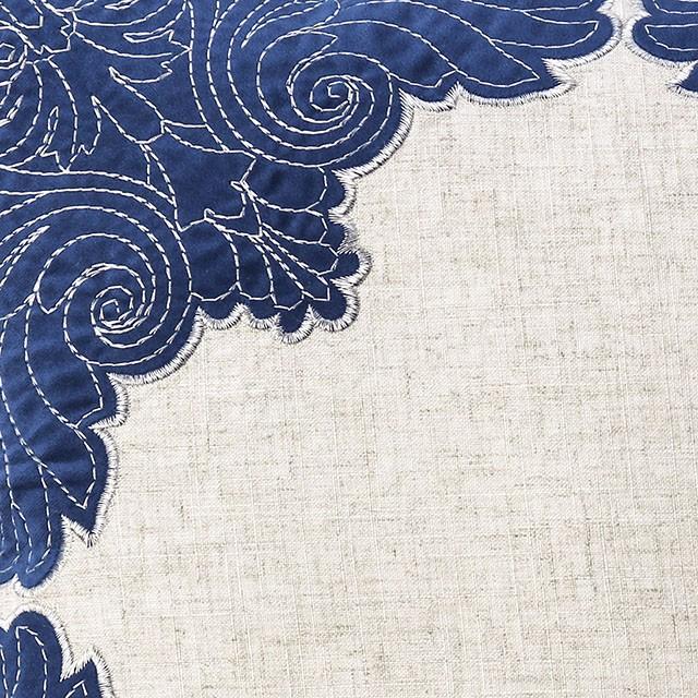 Beth Natural/Indigo 20" X 20" Pillow, Natural & Indigo (2/CTN) - Visions in Furniture (La Mirada, CA)