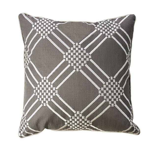 Bess Gun Metal 20" X 20" Pillow, Gunmetal (2/CTN) - Visions in Furniture (La Mirada, CA)