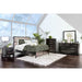Berenice Espresso Night Stand White, Gray, & Espresso - Visions in Furniture (La Mirada, CA)