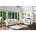 Benigno Love Seat Silver & Gray - Visions in Furniture (La Mirada, CA)