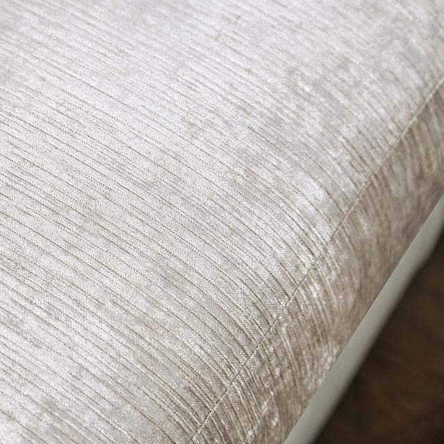 Benigno Love Seat Silver & Gray - Visions in Furniture (La Mirada, CA)