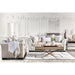 Benigno Love Seat Silver & Gray - Visions in Furniture (La Mirada, CA)