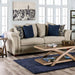BELSIZE Sofa, Beige/Navy - Visions in Furniture (La Mirada, CA)