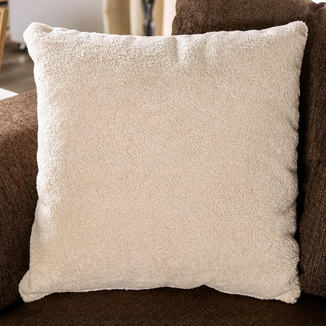 BELSIZE Loveseat Grey, Beige, & Choclate - Visions in Furniture (La Mirada, CA)