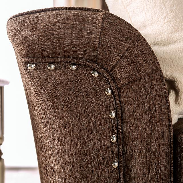 BELSIZE Loveseat Grey, Beige, & Choclate - Visions in Furniture (La Mirada, CA)