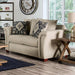 BELSIZE Loveseat Grey, Beige, & Choclate - Visions in Furniture (La Mirada, CA)