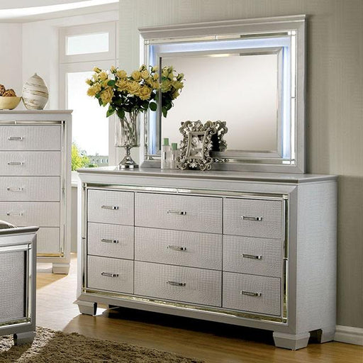BELLANOVA Silver Dresser - Visions in Furniture (La Mirada, CA)