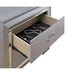 BELLANOVA Silver Night Stand - Visions in Furniture (La Mirada, CA)