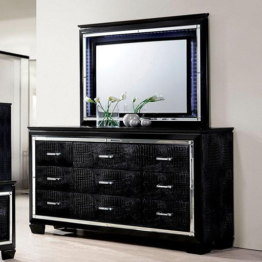 BELLANOVA Black Dresser - Visions in Furniture (La Mirada, CA)