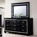 BELLANOVA Black Dresser - Visions in Furniture (La Mirada, CA)