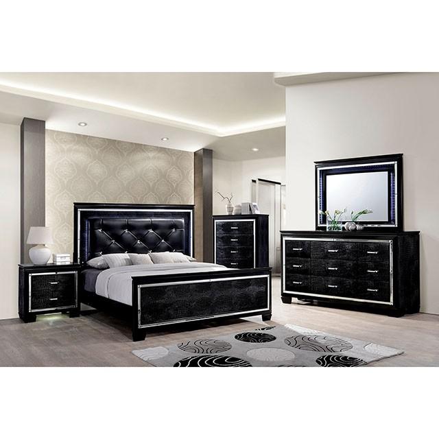 BELLANOVA Black Dresser - Visions in Furniture (La Mirada, CA)