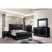 BELLANOVA Black Night Stand - Visions in Furniture (La Mirada, CA)