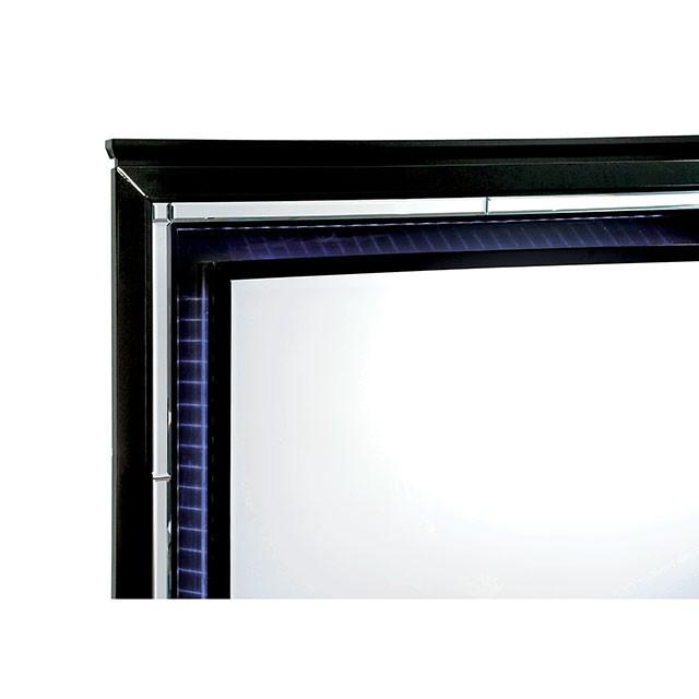 BELLANOVA Black Cal.King, E.King, & Queen Bed - Visions in Furniture (La Mirada, CA)