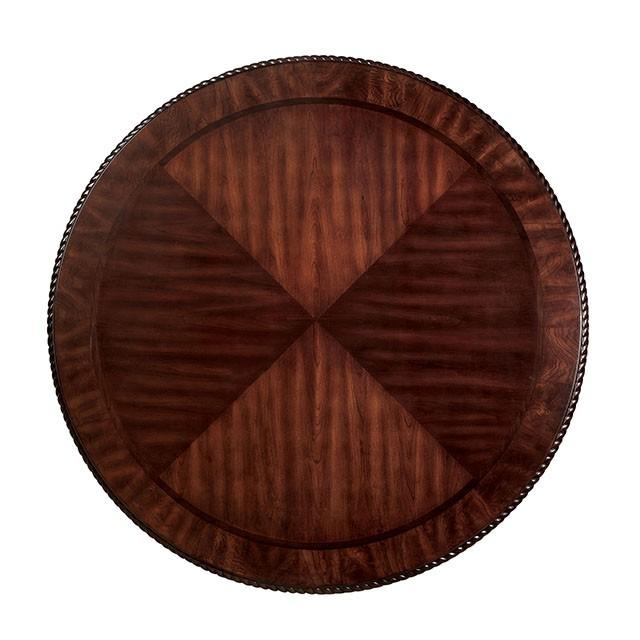 Bellagio Brown Cherry Round Dining Table - Visions in Furniture (La Mirada, CA)