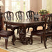 Bellagio Brown Cherry Dining Table w/ 2 Leaves - Visions in Furniture (La Mirada, CA)