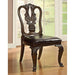 Bellagio Brown Cherry Wooden Side Chair (2/CTN) - Visions in Furniture (La Mirada, CA)