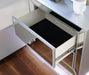 BELLADONNA Night Stand w/ LED & USB, Silver - Visions in Furniture (La Mirada, CA)