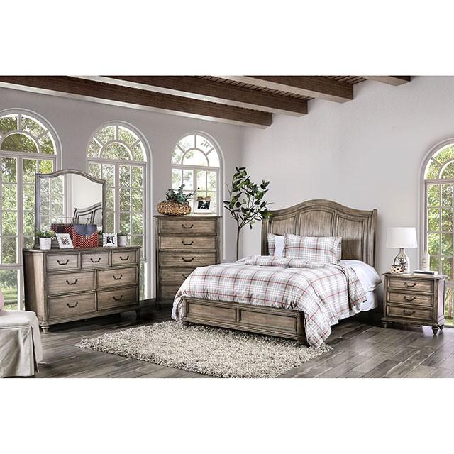 BELGRADE I Rustic Natural Tone Night Stand - Visions in Furniture (La Mirada, CA)