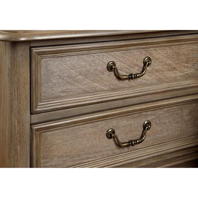 BELGRADE I Rustic Natural Tone Night Stand - Visions in Furniture (La Mirada, CA)
