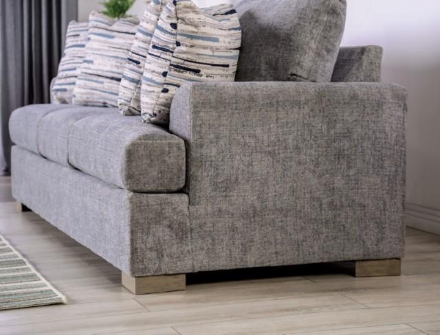 LEYTONSTONE Loveseat, Gray - Visions in Furniture (La Mirada, CA)