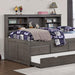 TIBALT Twin DayBed w/ Trundle, Dark Gray - Visions in Furniture (La Mirada, CA)