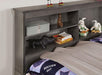 TIBALT Twin DayBed w/ Trundle, Dark Gray - Visions in Furniture (La Mirada, CA)