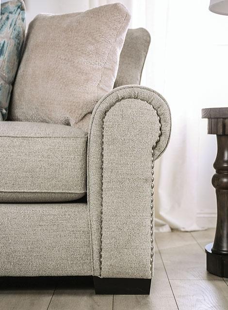 LAREDO Sofa, Beige - Visions in Furniture (La Mirada, CA)