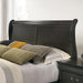 Louis Philippe Cal.King Bed Black & Grey - Visions in Furniture (La Mirada, CA)
