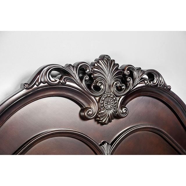 Mandura Cherry Queen Bed - Visions in Furniture (La Mirada, CA)